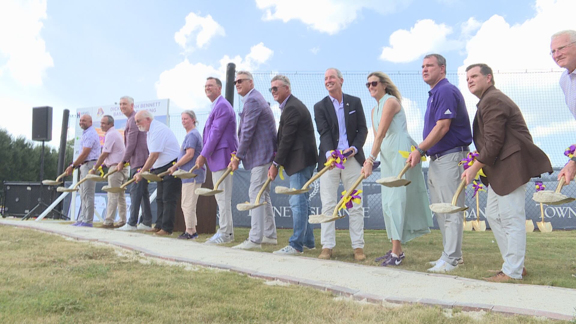 Groundbreaking ceremony held for new ECU Baseball facility