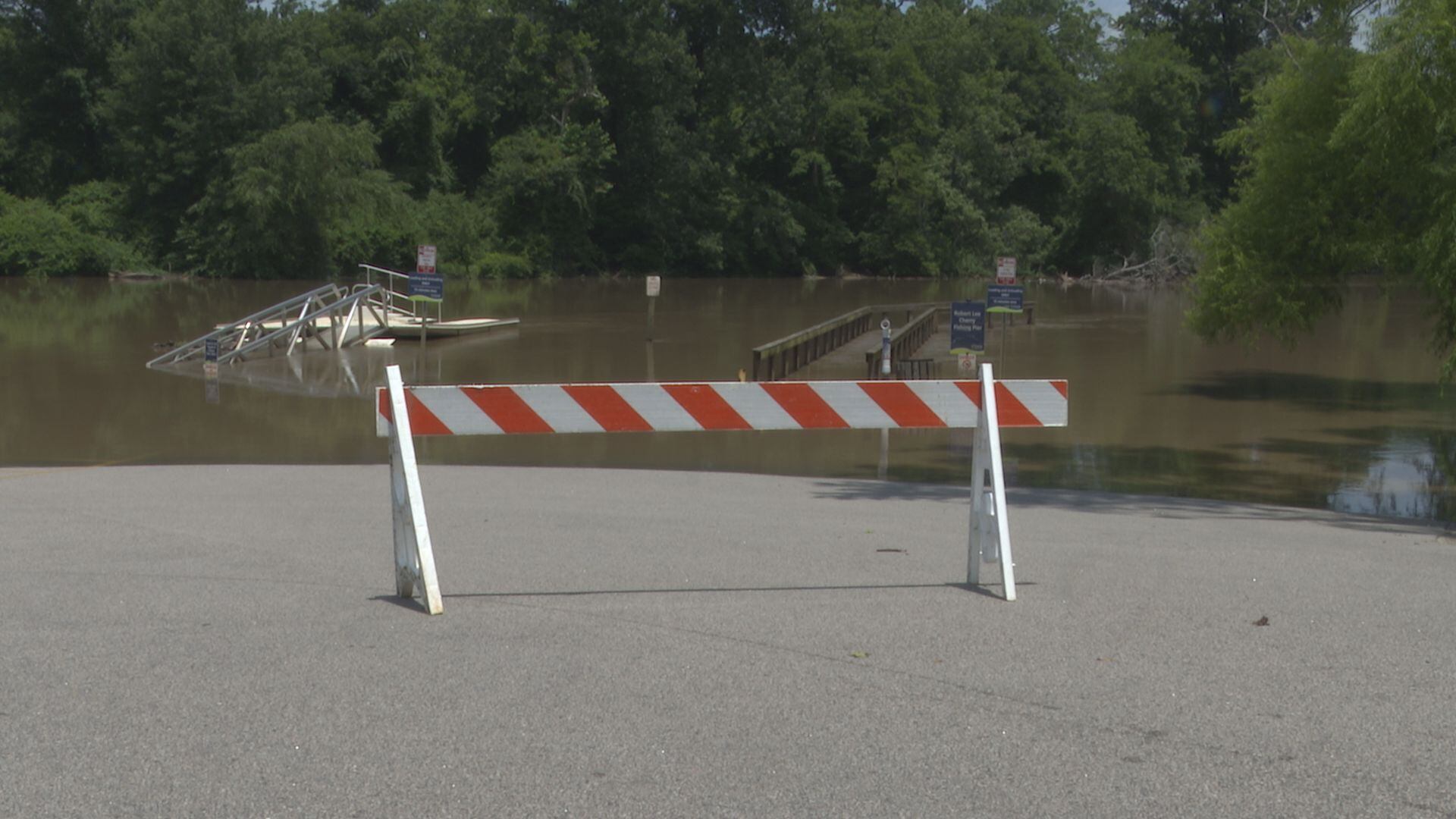 Some Greenville parks experience flooding