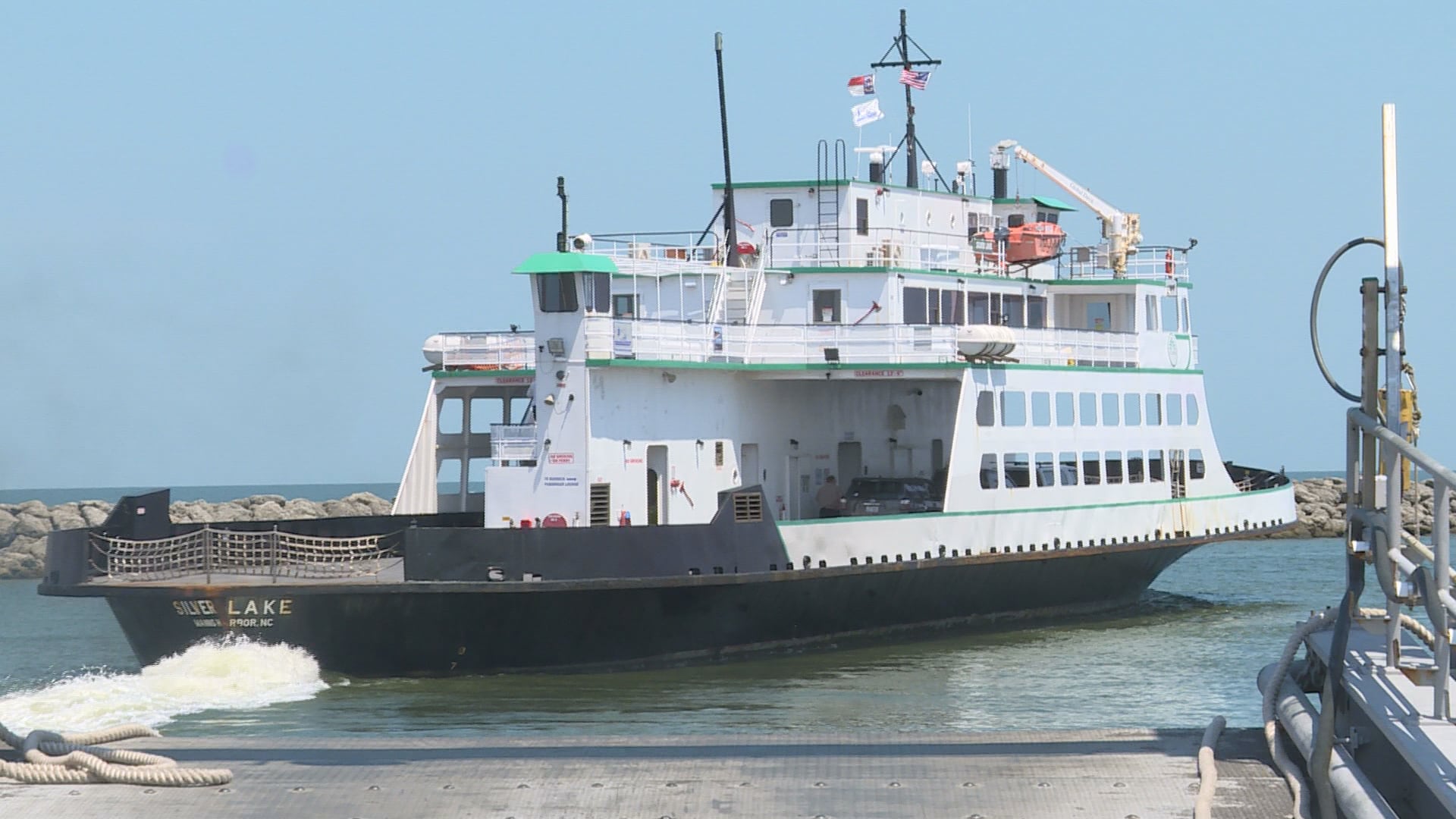Visitors leave Ocracoke island to Cedar Island amid hurricane evacuation order