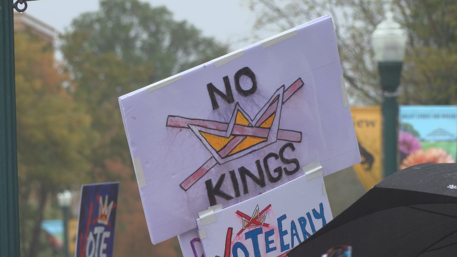 No Kings Protest Marches Through Downtown New Bern