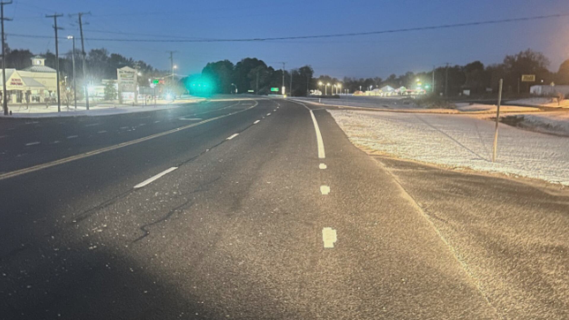 Highway 13/17 bridge into Bertie County closed due to icy conditions, car accident