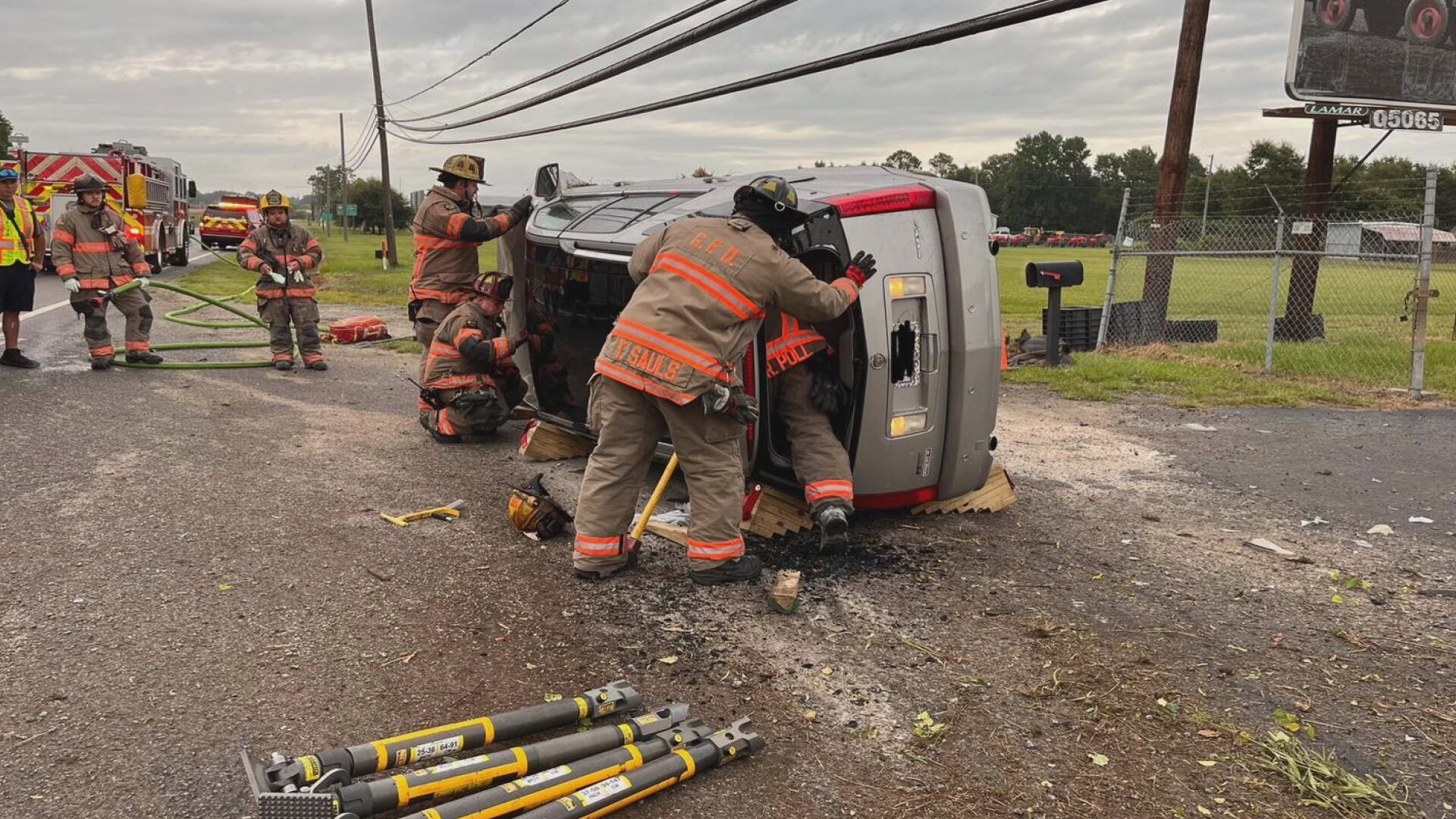 Driver transported after crash on Highway 117 in Goldsboro