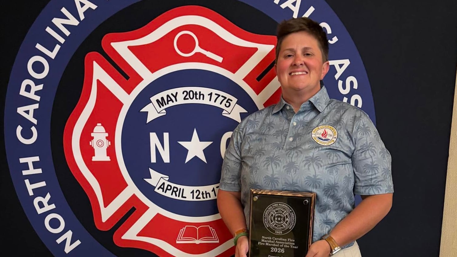 Pender County Fire Marshal Amy Burton Named 2026 North Carolina Fire Marshal of the Year