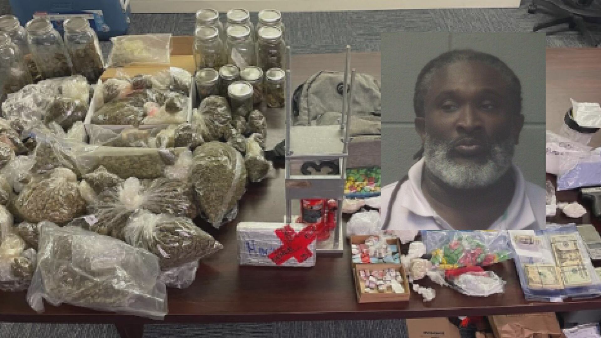 Pender County man arrested after several pounds of fentanyl & marijuana found during drug bust