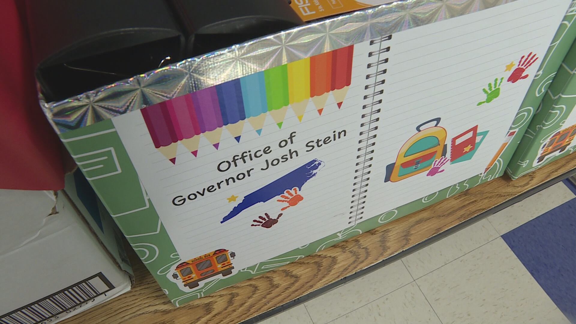 Governor Stein delivers school supplies to help Edgecombe County teachers and families