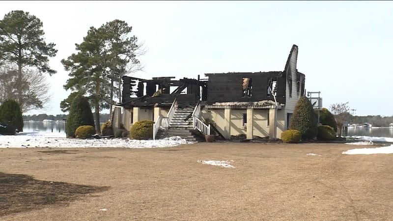 Belhaven home burns down