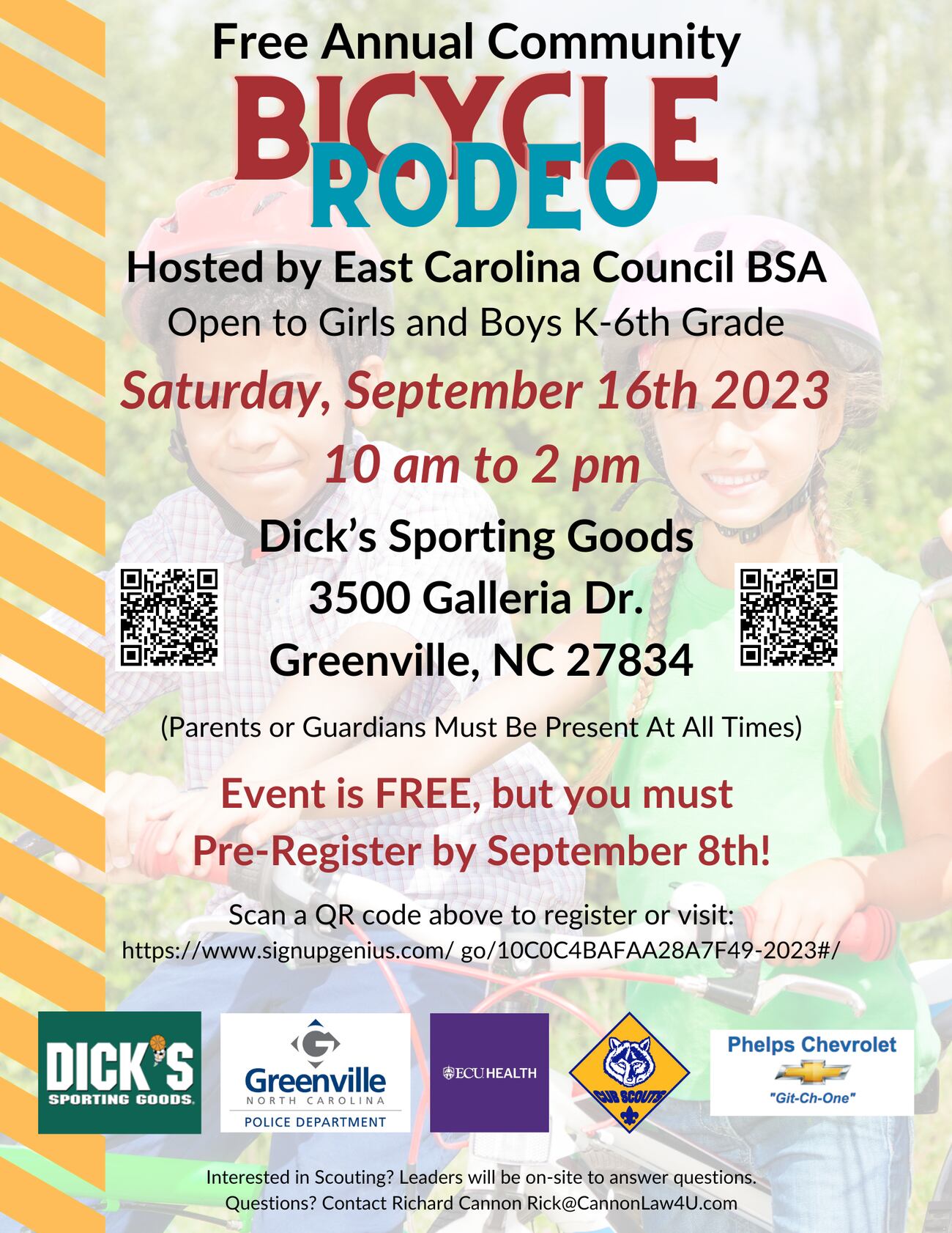 Bicycle Rodeo for helmet safety