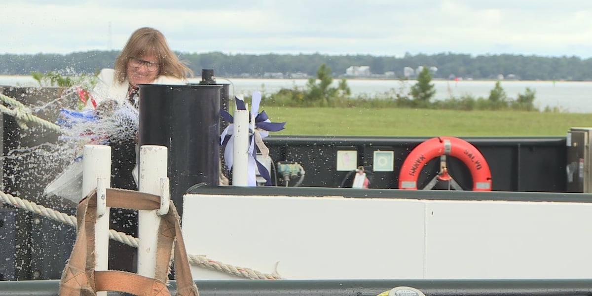 Berryfield Ferry Command Ferry Division christens two new ferries in Craven County