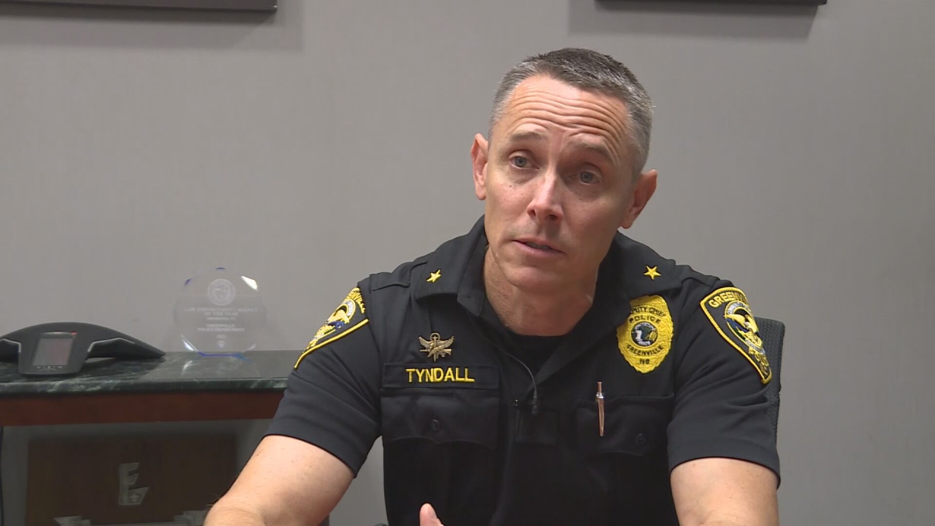 Tyndall appointed Greenville police chief