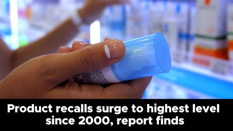 Product recalls surge to highest level since 200, report finds