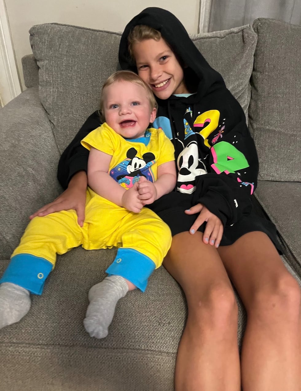 Declan and his sister Lily