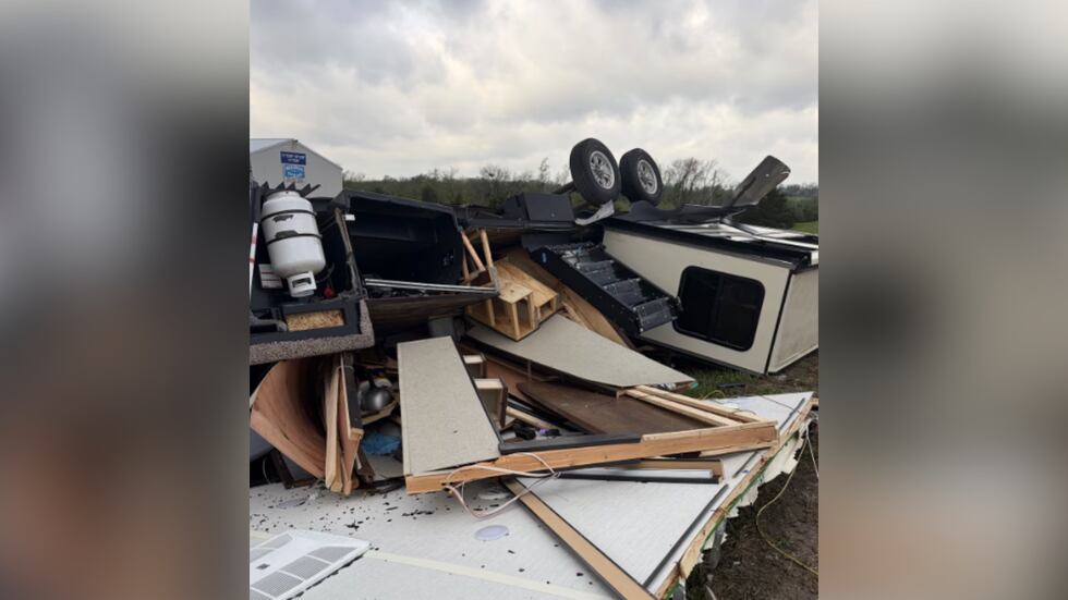 A storm left an estimated 50 to 60 homes with complete losses or significant damage in...