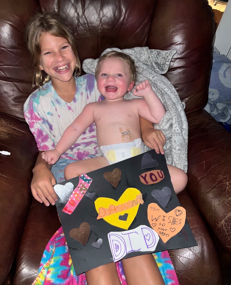 Declan and sister Lily