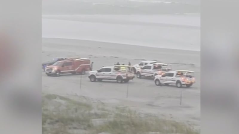 Officials say two people were struck by lightning on Shell Island Saturday morning.