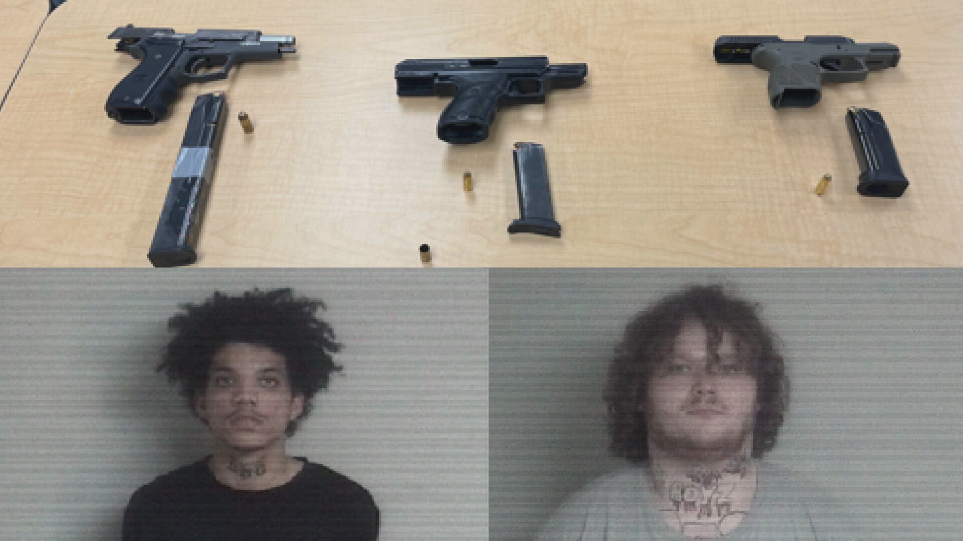 Two facing gun charges after shots fired call in Elizabeth City