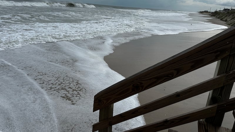 As Hurricane skirts by the NC coastline, many in Topsail Beach are preparing for the expected...