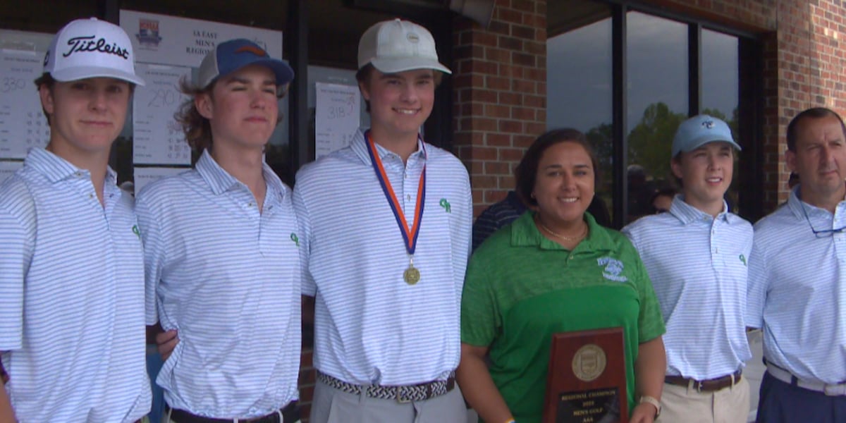 Joshua Rhodes Golf J.H. Rose boys golf claims 3A east regional championship