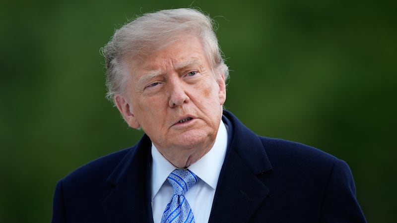 President Donald Trump arrived at the White House on Marine One, Wednesday, Sept. 23, 2026, in...