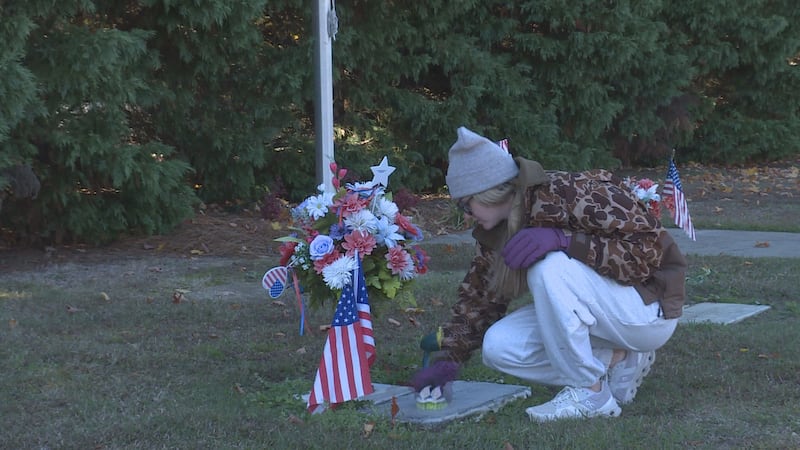 Students honor Wilson veterans by cleaning their graves