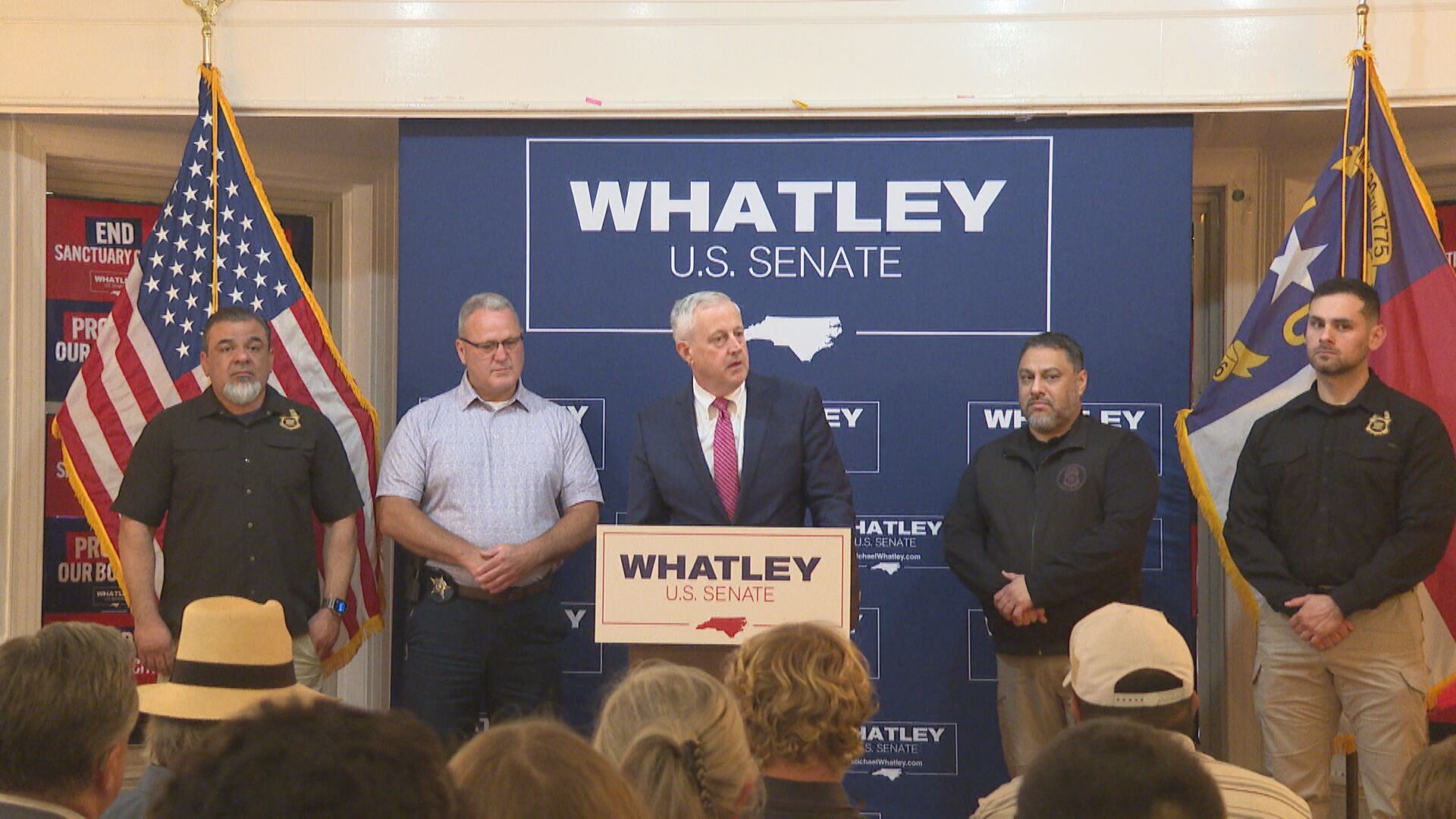 Whatley campaigns on border security in Pitt County