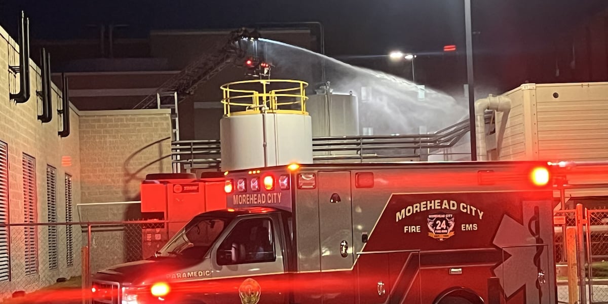Fire crews battle fire at Carteret Health Care, no injuries