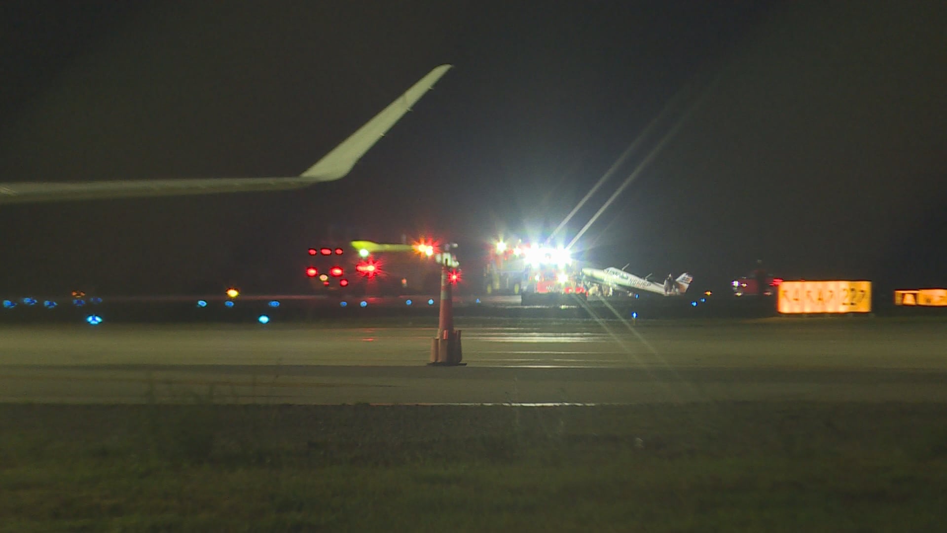 FAA investigating plane that landed on belly at New Bern airport