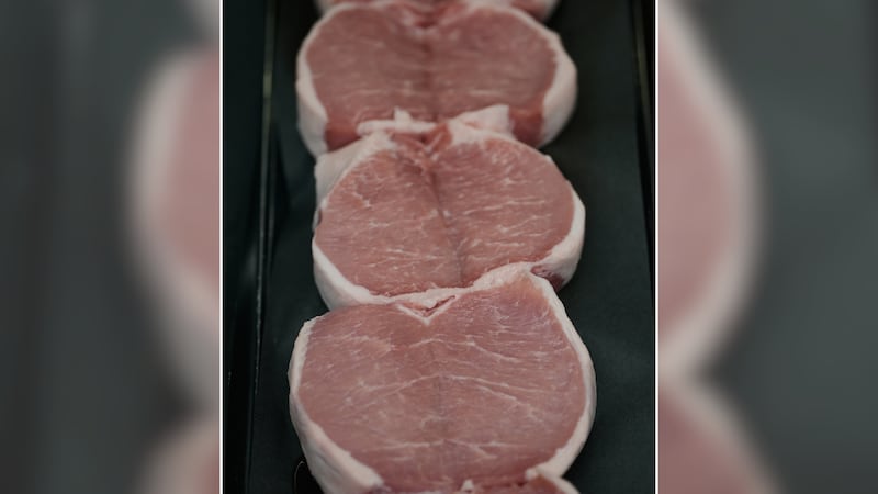 FILE - The mislabeled products include various types of meats, including sliced ribeye, beef...