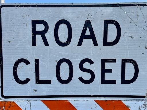 Part of NC 12 on Ocracoke closed
