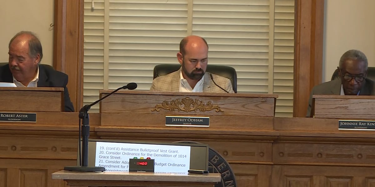 New Bern Board of Aldermen holding public hearing for proposed electric rate