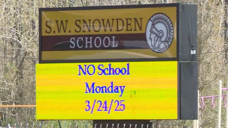 Save Sw Snowden Sign Wintergreen Primary School staff members perform life-saving rescue