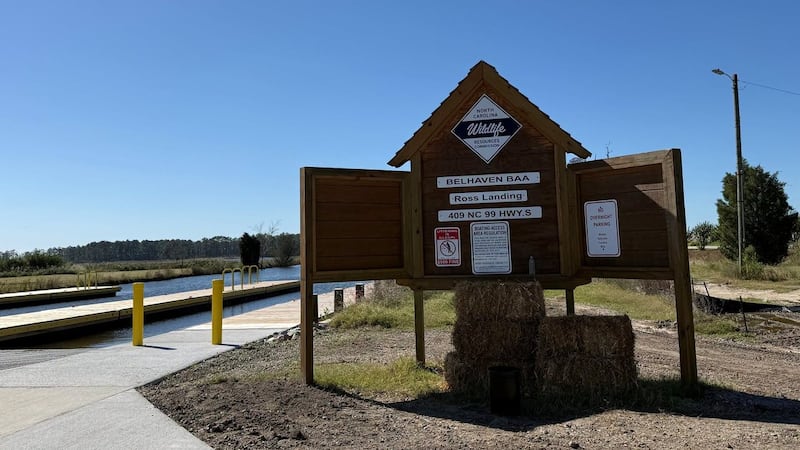 Belhaven boat ramp back open.