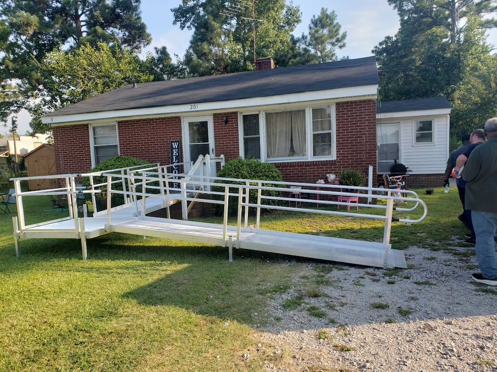 Mobility Plus | Safety ramp added to the front of a home.