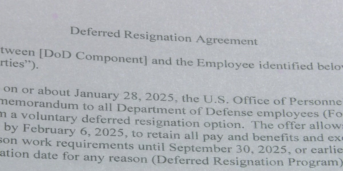 Deferred Resignation Numbers Fed. employees in Onslow County weigh in on Deferred Resignation Agreement