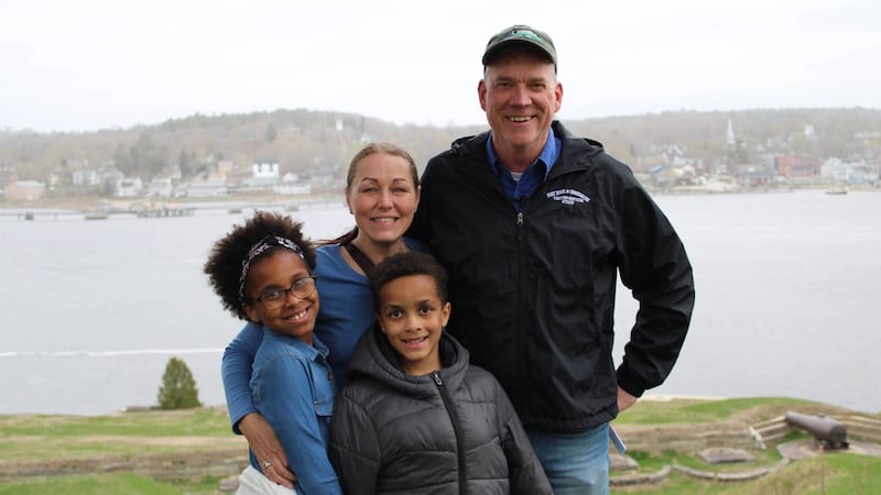 Antoinette Webb and her 9-year-old twins reunited with Dean Martin whom the mother credits...