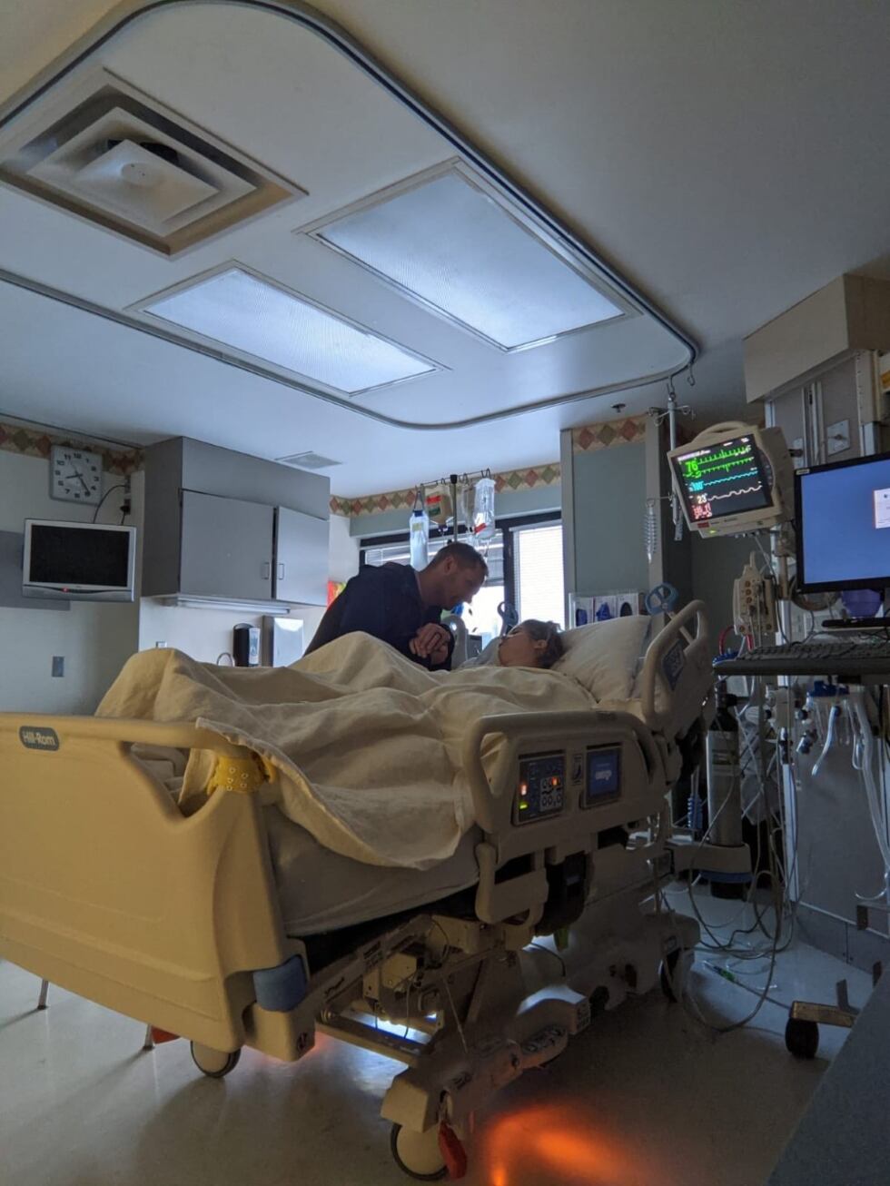 Brittany Cass recovers from head-on collision.