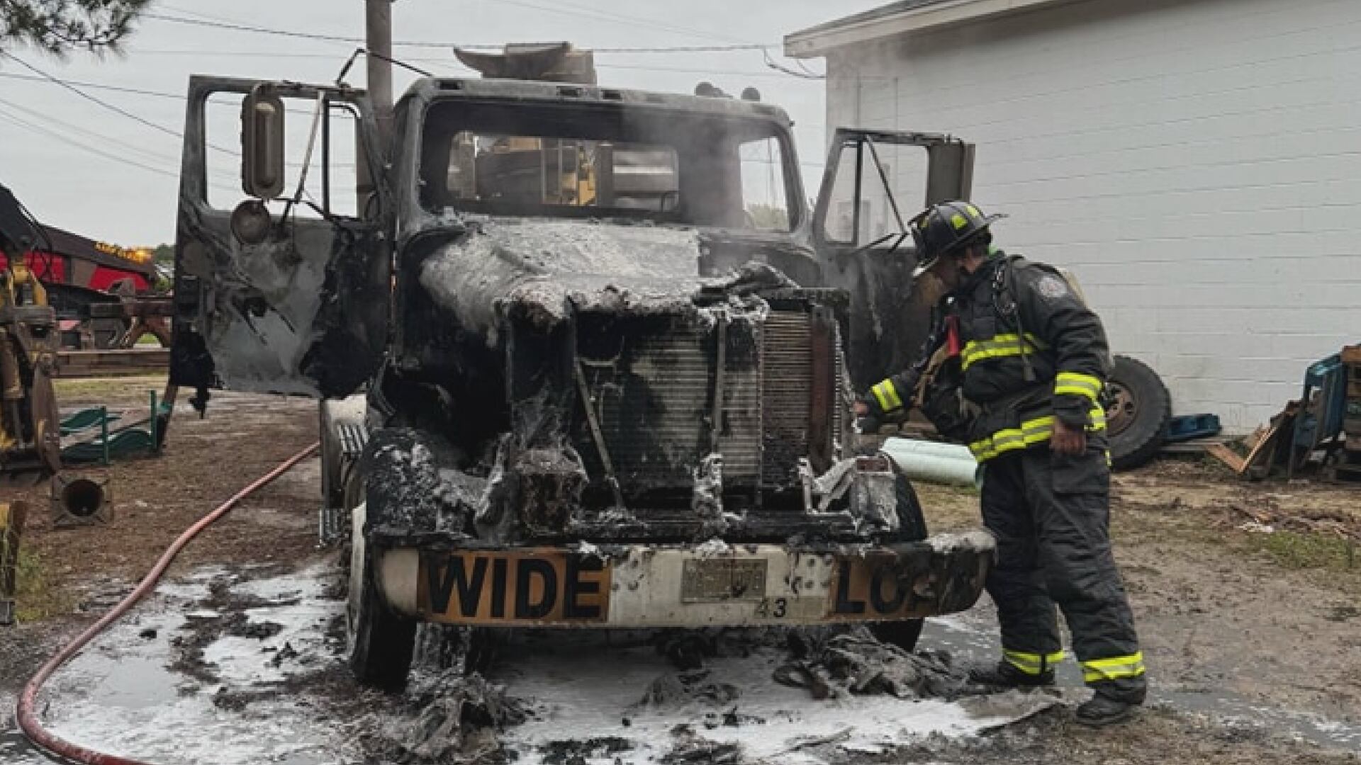 No one hurt after vehicle fire on Hwy 70 near Kinston