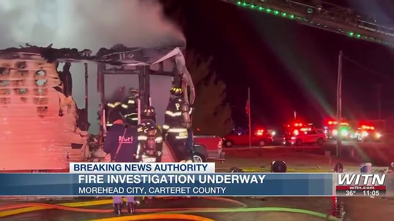 Investigation underway following construction fireplace in Morehead City