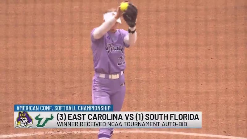 ECU Softball comes up short 5-1 in Conference Championship to South Florida