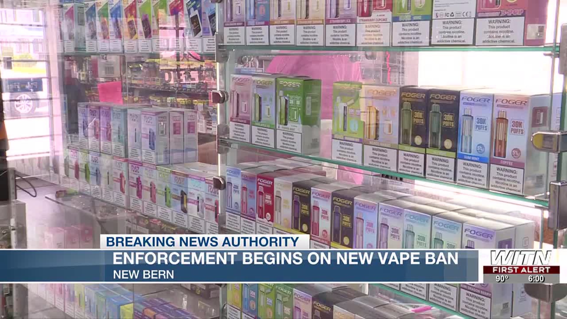 Craven County Sheriff: Enforcement incoming after new vape law ban Craven County Sheriff: Enforcement incoming after new vape law ban