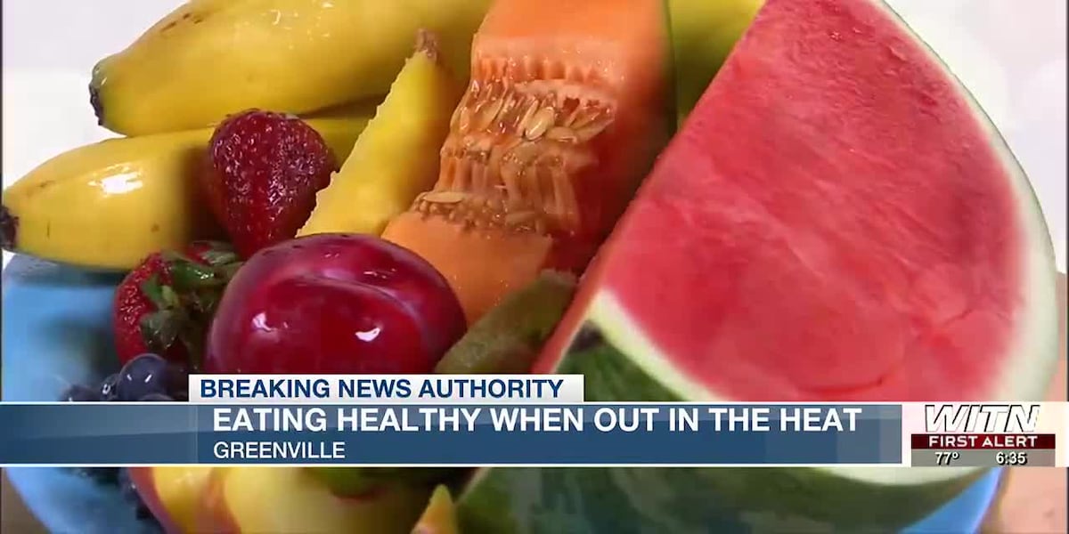 Local nutritionist shares ways to eat healthy in Summer heat