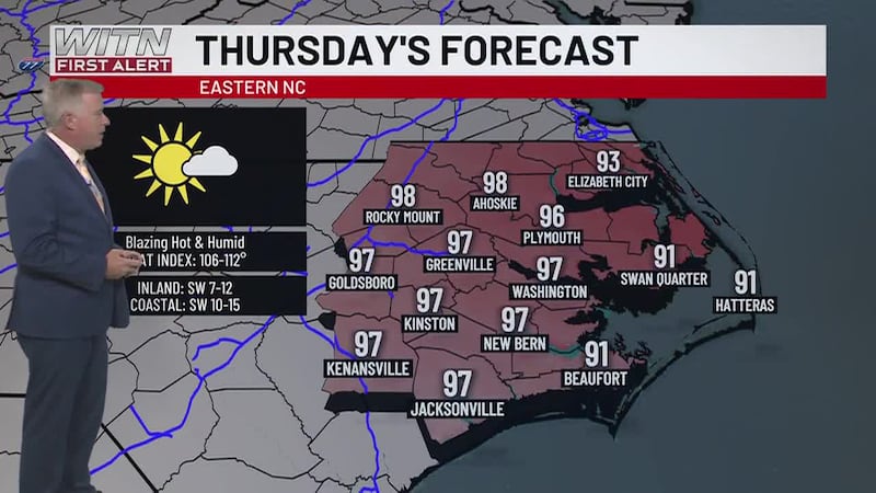 Heat Advisories and Warnings Monday
