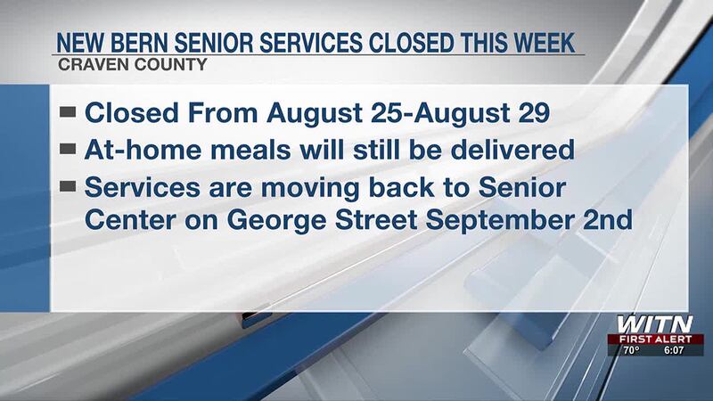 Craven Senior Services Suspended for one week.