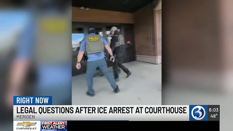 ICE arrest at Meriden courthouse