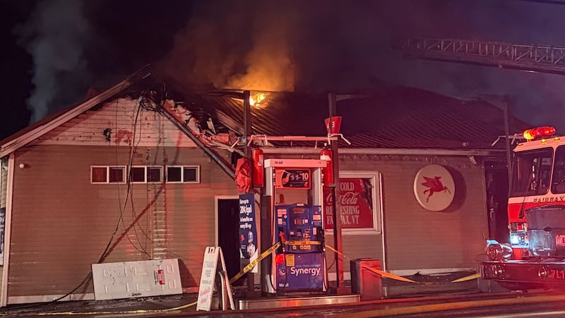 Nan’s Deli and Grocery Mobil convenience store plagued by a second fire Thursday morning.