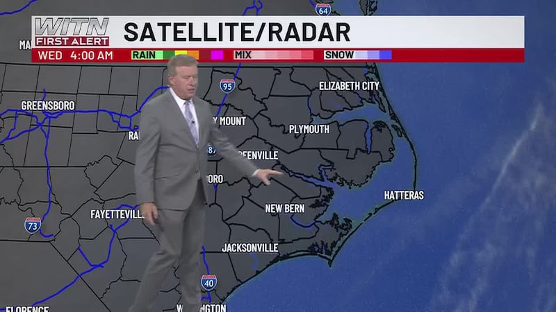 Wednesday stays warm; Clouds, but no rain