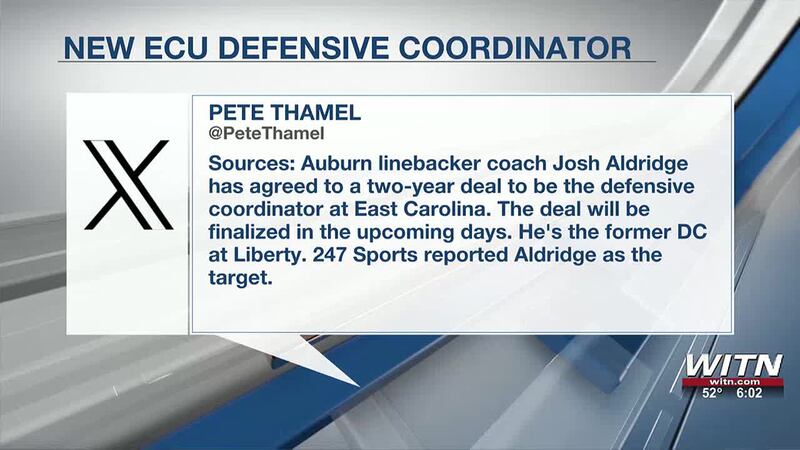 Josh Aldridge hired as new ECU Defensive Coordinator